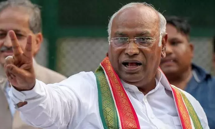 PM Modi feeling ground slipping beneath his feet: Kharge