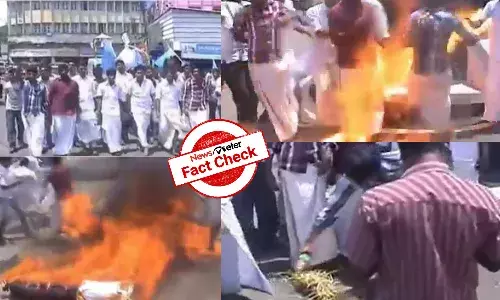 Fact Check: Old Kerala video shared with false claim; effigy seen in visuals is of MG University VC, not PM Modi