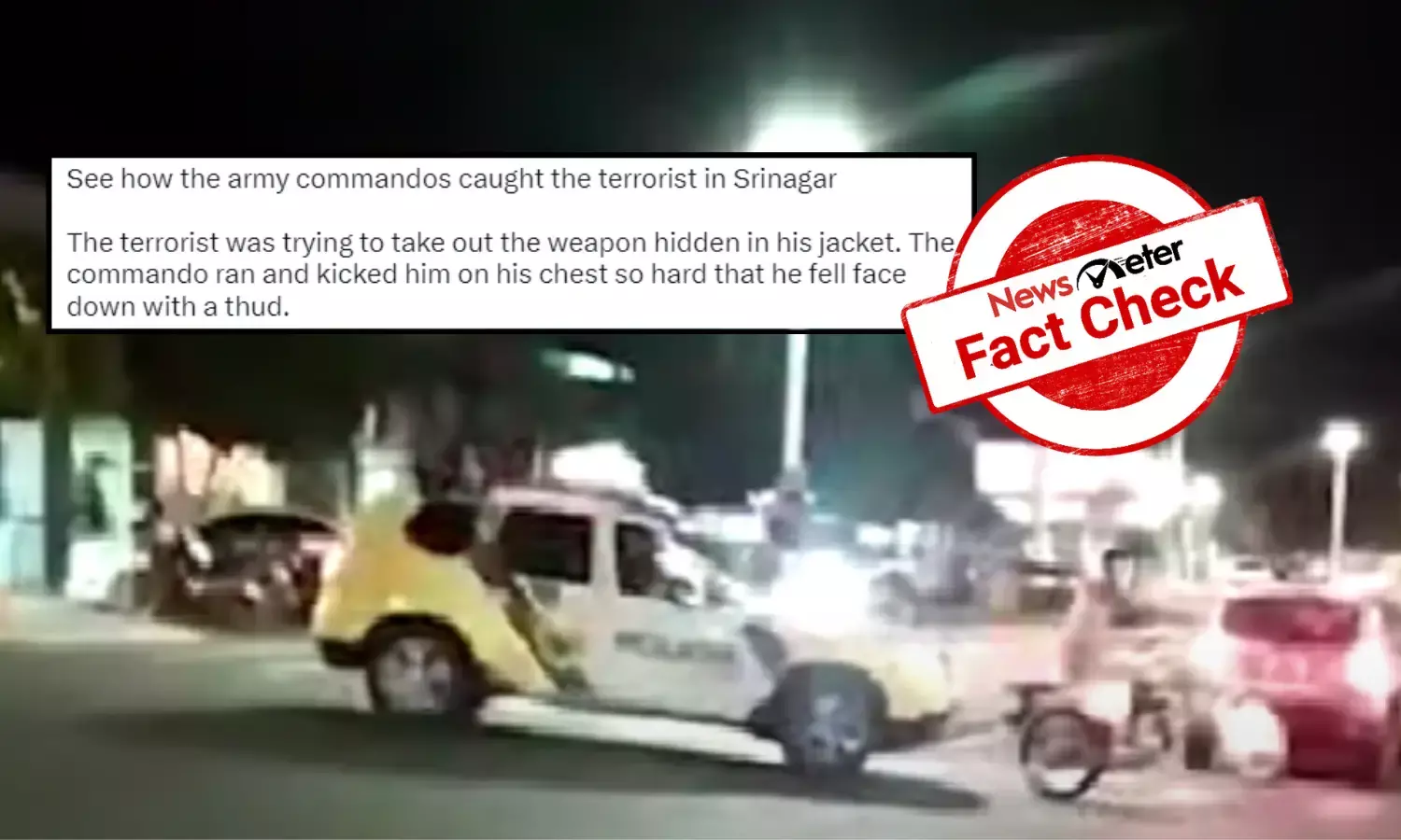Fact Check: Video of police action in Brazil falsely shared as terrorist’s arrest in Srinagar
