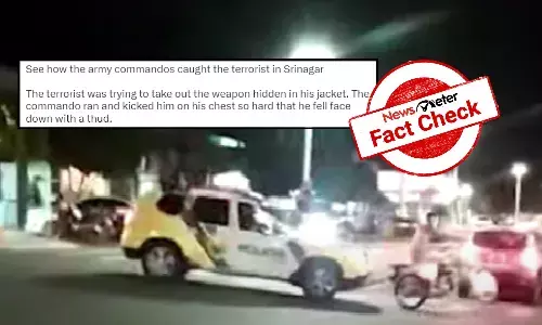 Fact Check: Video of police action in Brazil falsely shared as terroristās arrest in Srinagar