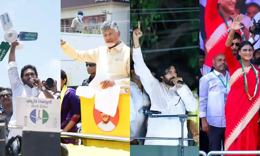 Andhra Pradesh polls: High-decibel campaign ends, polling on May 13