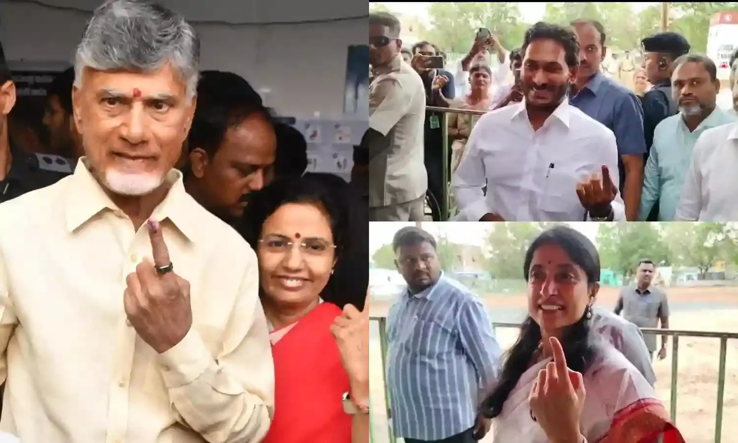 Andhra Pradesh CM Jagan, TDP chief Chandrababu Naidu among early voters
