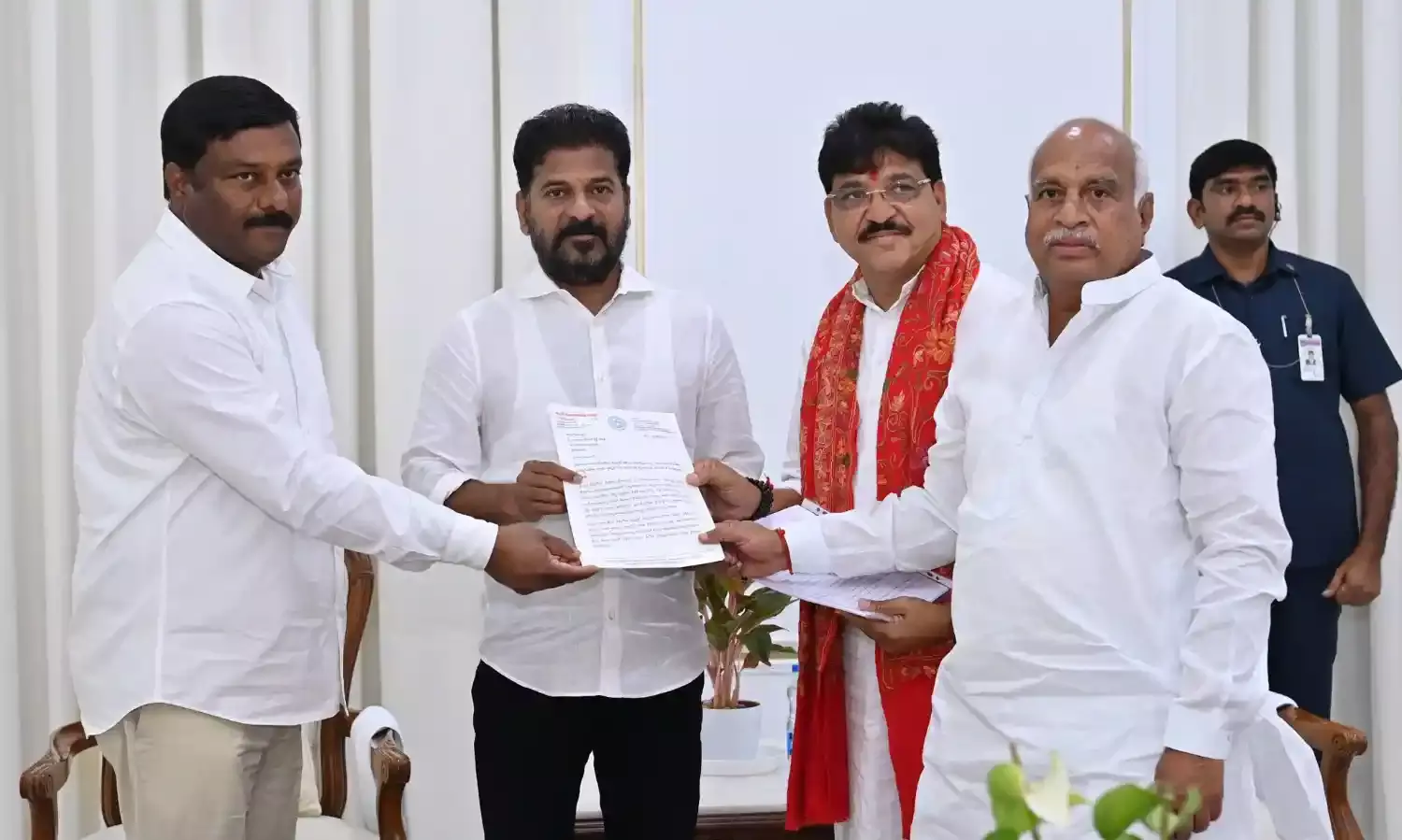 Telangana BJP MLAs meet CM Revanth, request him to resolve problems in paddy procurement