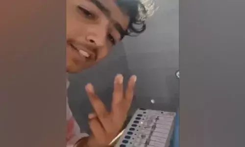 Village heads teenage son casts votes in UPs Farrukhabad, detained; repolling on May 25