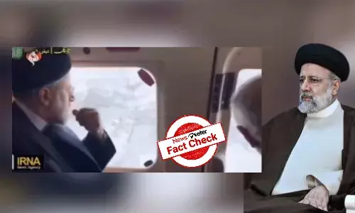 Fact Check: Old video of Iranian president Raisi falsely peddled as visuals before fatal chopper crash