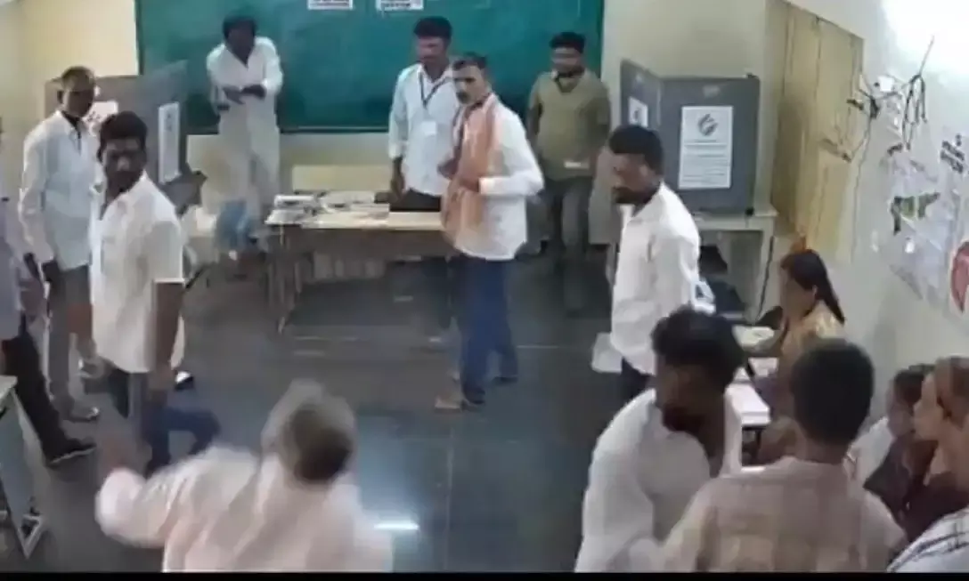 Trouble for YSRCP MLA Ramakrishna Reddy; ECI asks police to take action for damaging EVM