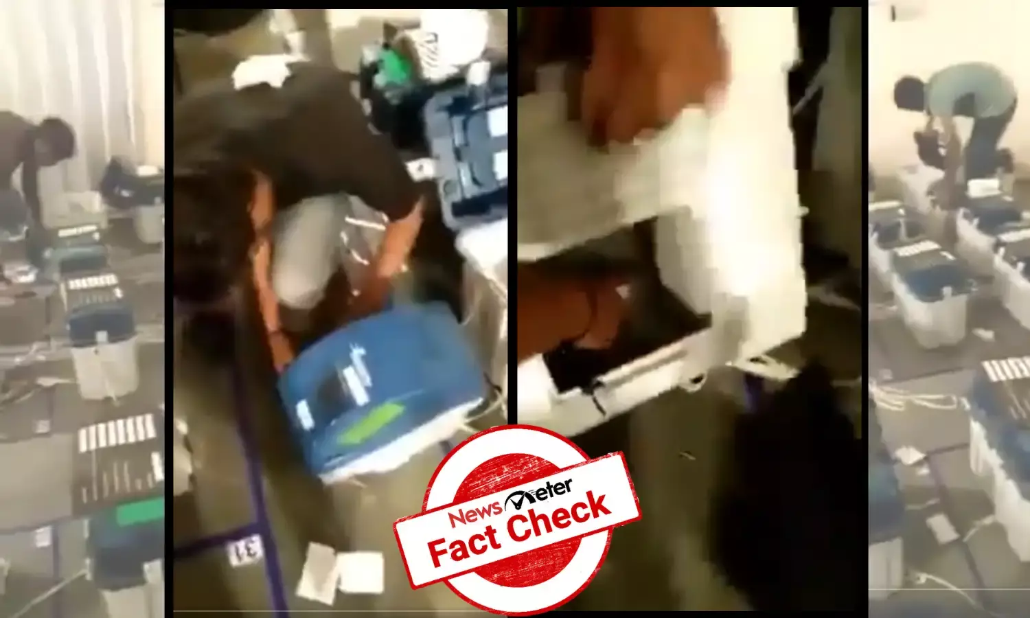 Fact Check : YSRCP పార్టీ  సభ్యులు VVPAT మోసానికి పాల్పడినట్లు తప్పుడు ప్రచారం చేస్తున్నారు