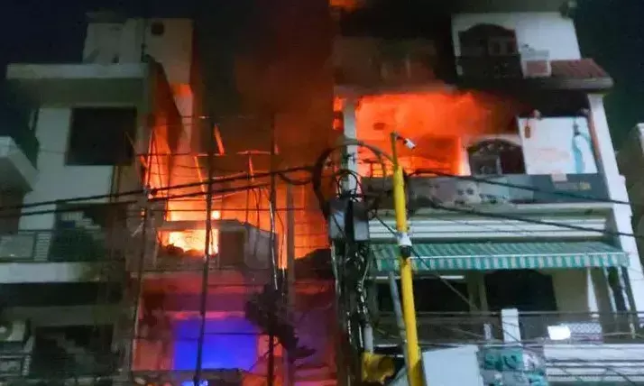Seven newborns killed in fire at east Delhi hospital