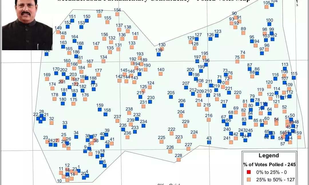 Citizen Journalism: Where and how Secunderabad Parliamentary Constituency Voted, a GIS analysis