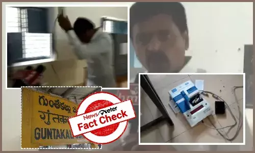 Did Guntakal TDP-JSP candidate Madhusudan Gupta destroy EVM during 2024 AP polls ?