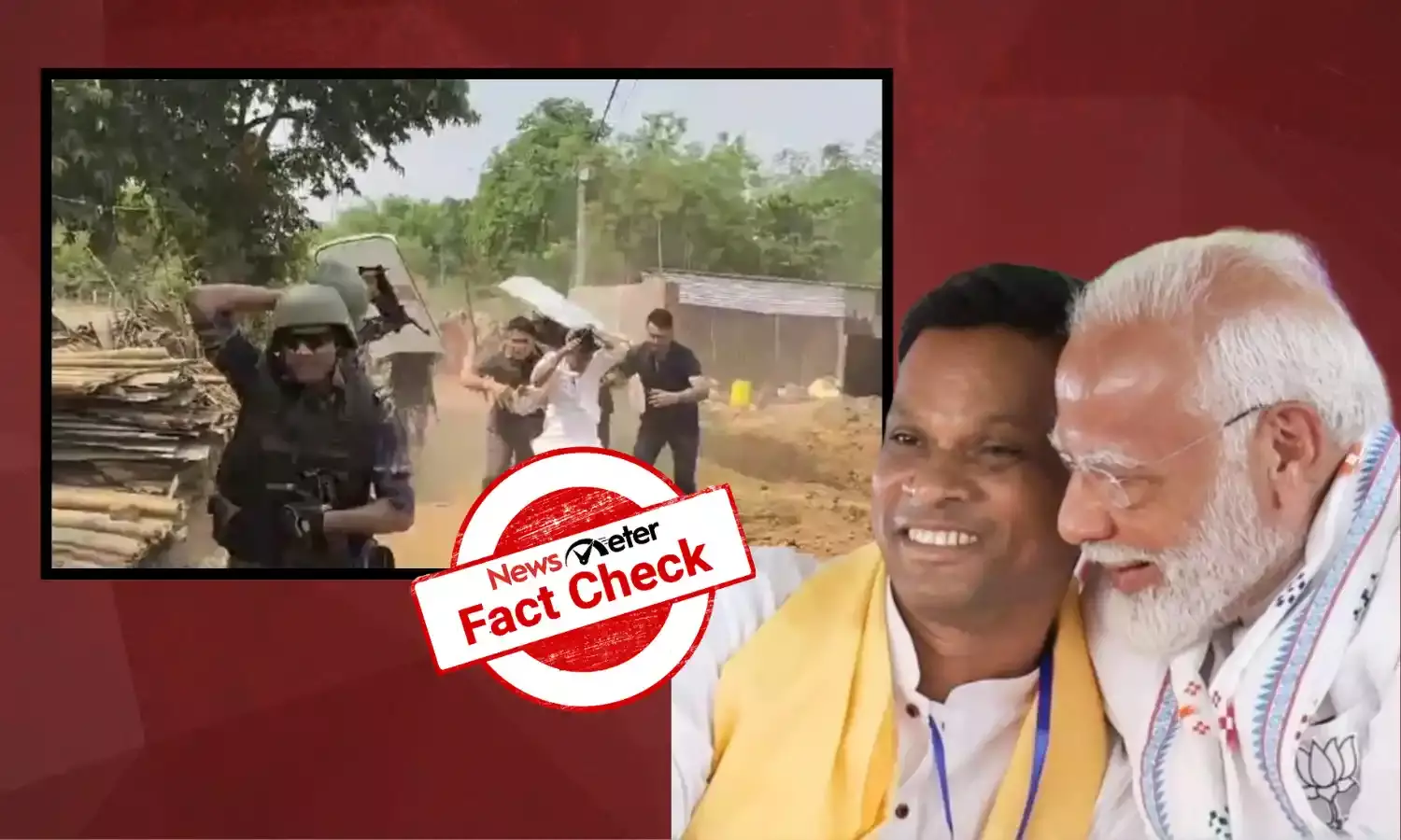 Fact Check: Video of mob attack on BJP candidate in WB shared as assault on security forces