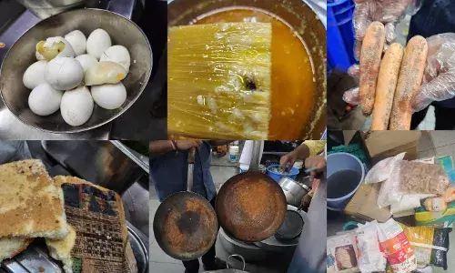 Open dustbins, rotten eggs with flies: China Bistro in Jubilee Hills, Hanumakonda eateries ignore hygiene