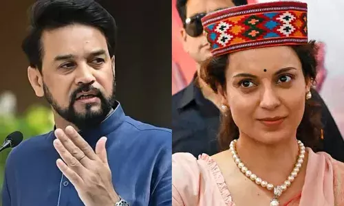 BJP ahead in all four LS seats in HP, Kangana and Anurag leading