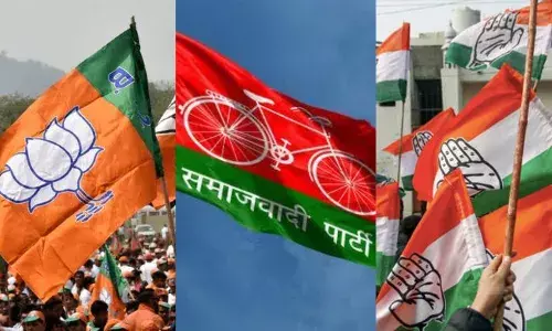 BJPās 2024 vote share dips; Congress, SP see gains than in 2019 LS polls