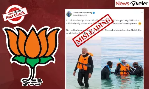 Fact Check: Did BJP get only 201 votes in Muslim-majority Lakshadweep?