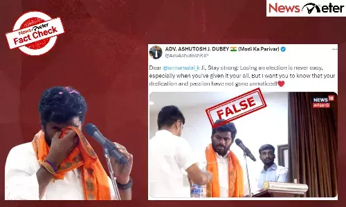 Fact Check: Was BJP Annamalaiās breakdown in public due to poor performance in TN polls?