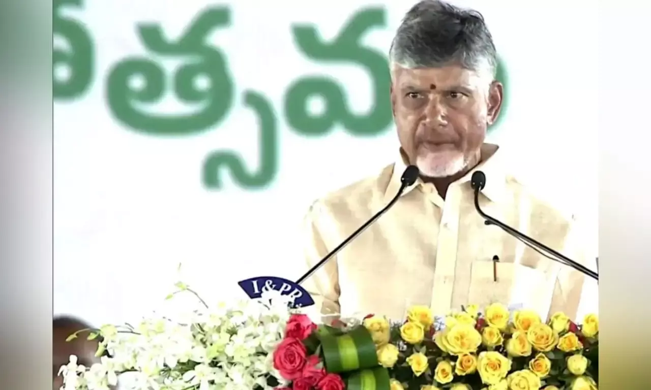 In a first in Telugu politics, Chandrababu Naidu  becomes Andhra CM for fourth time