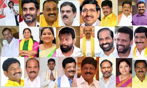 Chandrababu set to be sworn in as Andhra CM; Pawan Kalyan among 24 ministers to take oath  Chandrababu set to be sworn in as Andhra CM