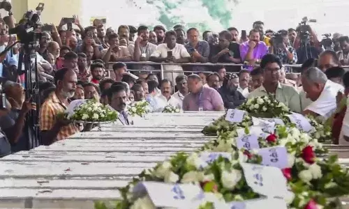 Kuwait fire: Mortal remains of 31 Indians received at Kochi airport, political leaders pay tributes