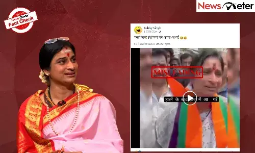 Fact Check: BJP Madhavi Lathaās poll campaign talk shared as āadmissionā after election defeat