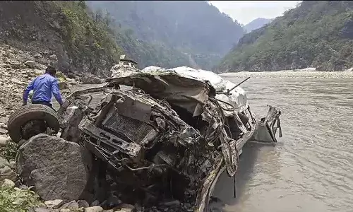10 killed, 13 injured as tempo traveller skids off road, falls into Alaknanda river in Uttarakhand