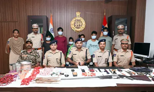 Six Maoists arrested in Telangana, bid to set up landmines foiled