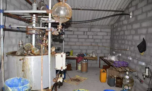 Alprazolam manufacturing unit busted in Sangareddy; 2 held with Rs 1 crore contraband