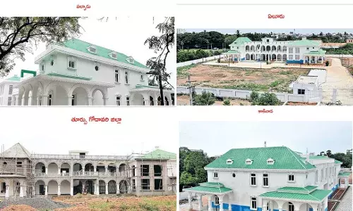 YSRCP allotted 42 acres of land worth Rs 600 Cr for party offices for just Rs 1,000 lease: Nara Lokesh