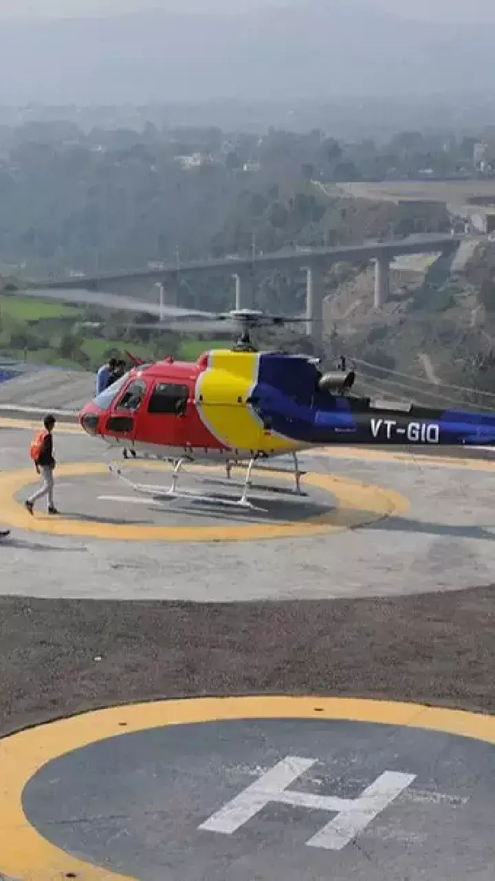 Helicopter service from Jammu to Vaishno Devi shrine begins