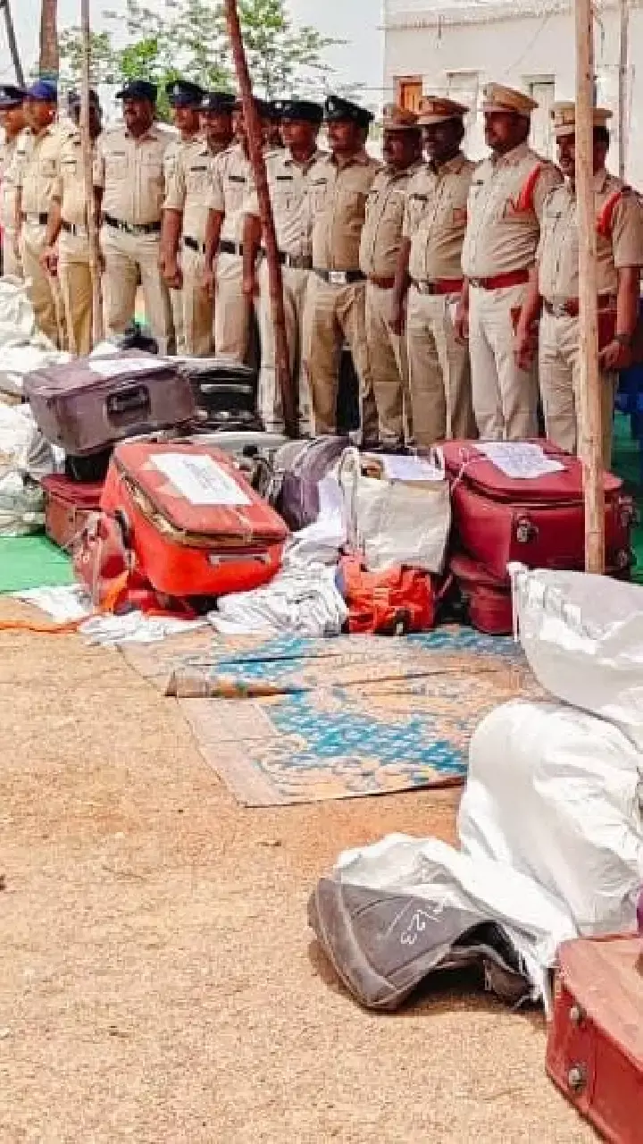 GRP Secunderabad District destroyed 1,575 Kgs of Dry Ganja worth Rs. 4 crore