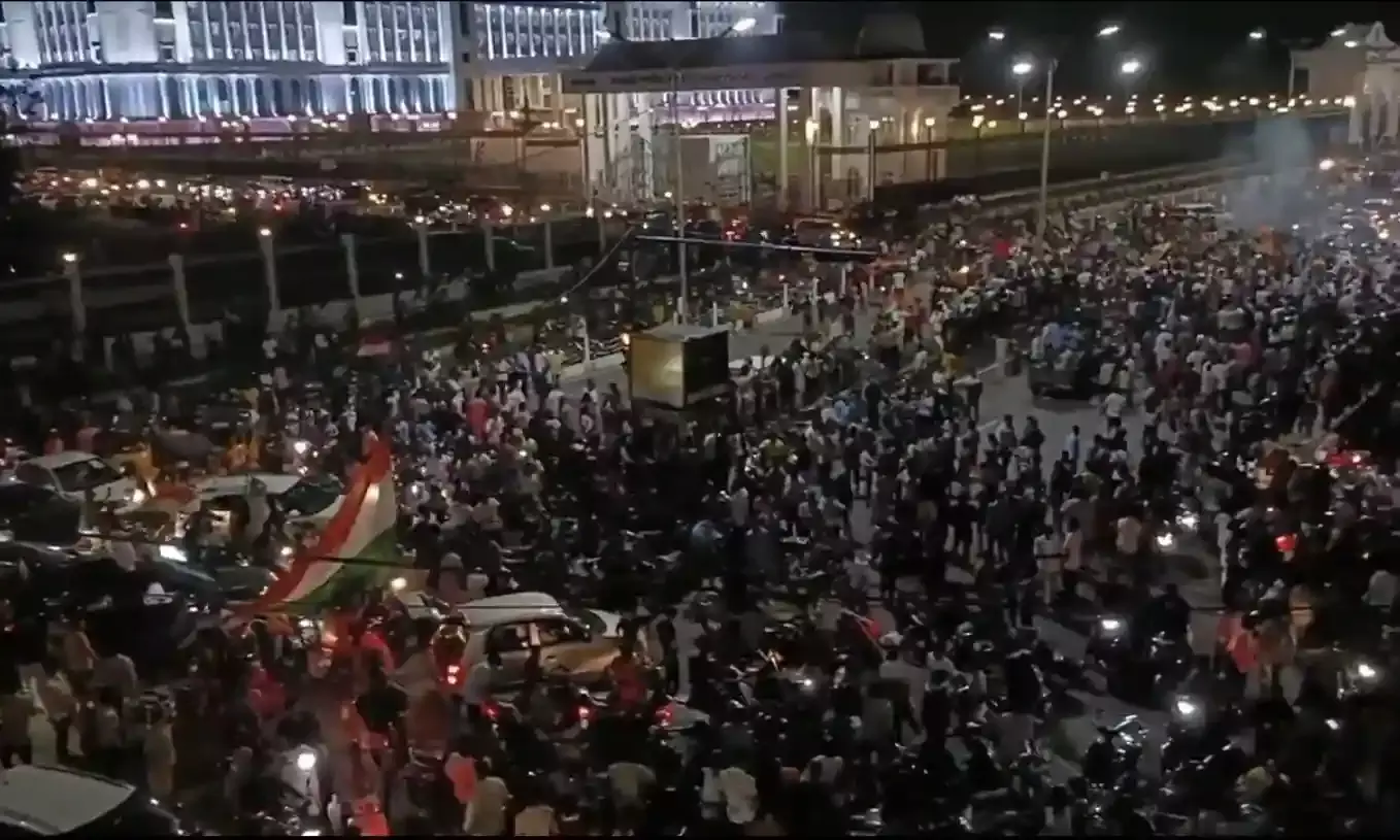 A night of celebrations in cricket-crazy India after T20 WC win