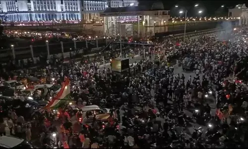 A night of celebrations in cricket-crazy India after T20 WC win