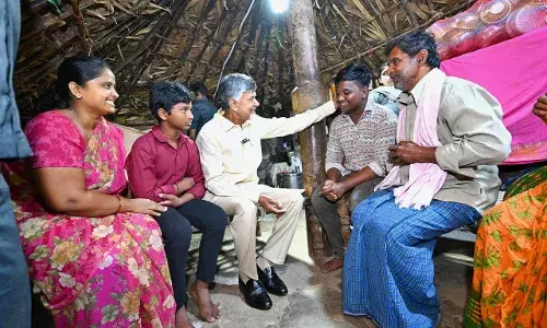 Andhra: Chandrababu Naidu fulfills poll promise, hands over revised welfare pension to beneficiaries