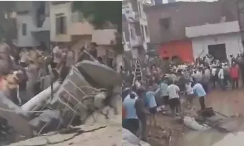 2 women killed, 11 people injured as water tank collapses in UPs Mathura