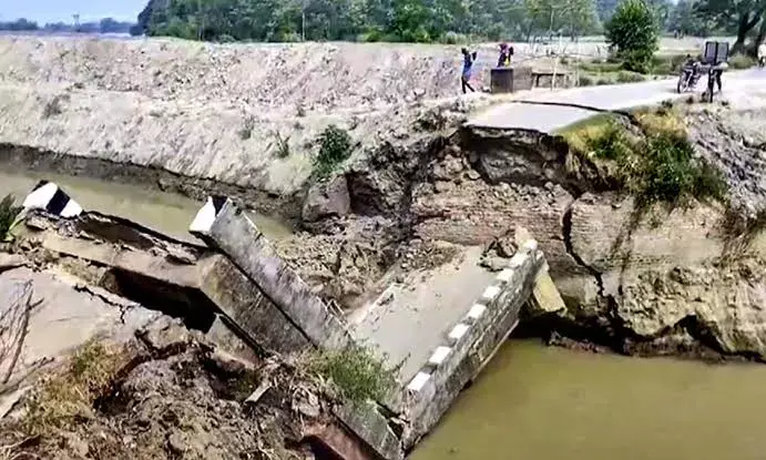 Another bridge collapses in Bihar, 10th such incident in over 15 days