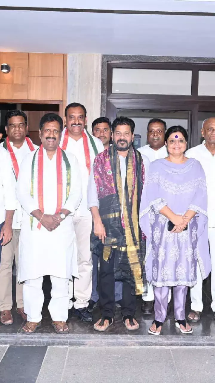 Six BRS MLCs join Congress in Telangana