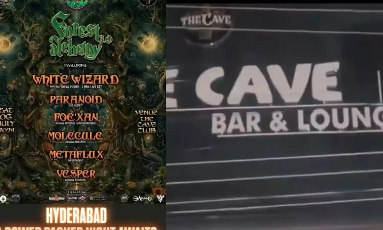 24 test positive for ganja, cocaine in midnight raid on Khajaguda club, held