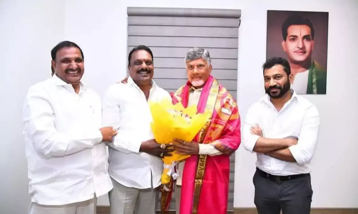 Defections to Congress increase; BRS MLAs meet AP CM Naidu, stir Telangana politics