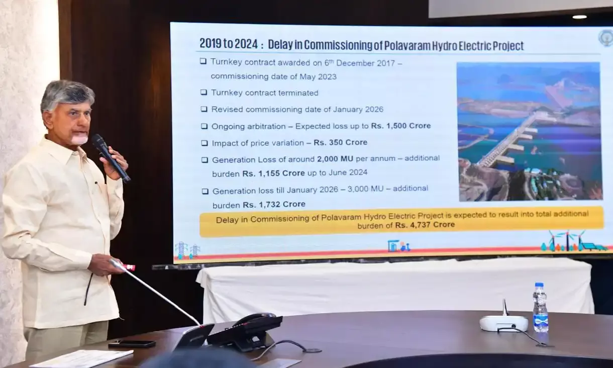 White Paper: Power sector incurred losses of Rs 1.29 lakh cr during YSRCP regime, alleges Naidu