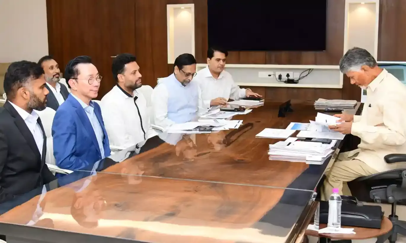 Andhra: Chandrababu meets BPCL, VinFast honchos; eyes Rs 60,000 Cr investment in petrochemical complex