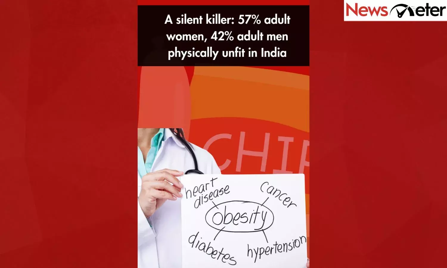 A silent killer: 57% adult women, 42% adult men physically unfit in India