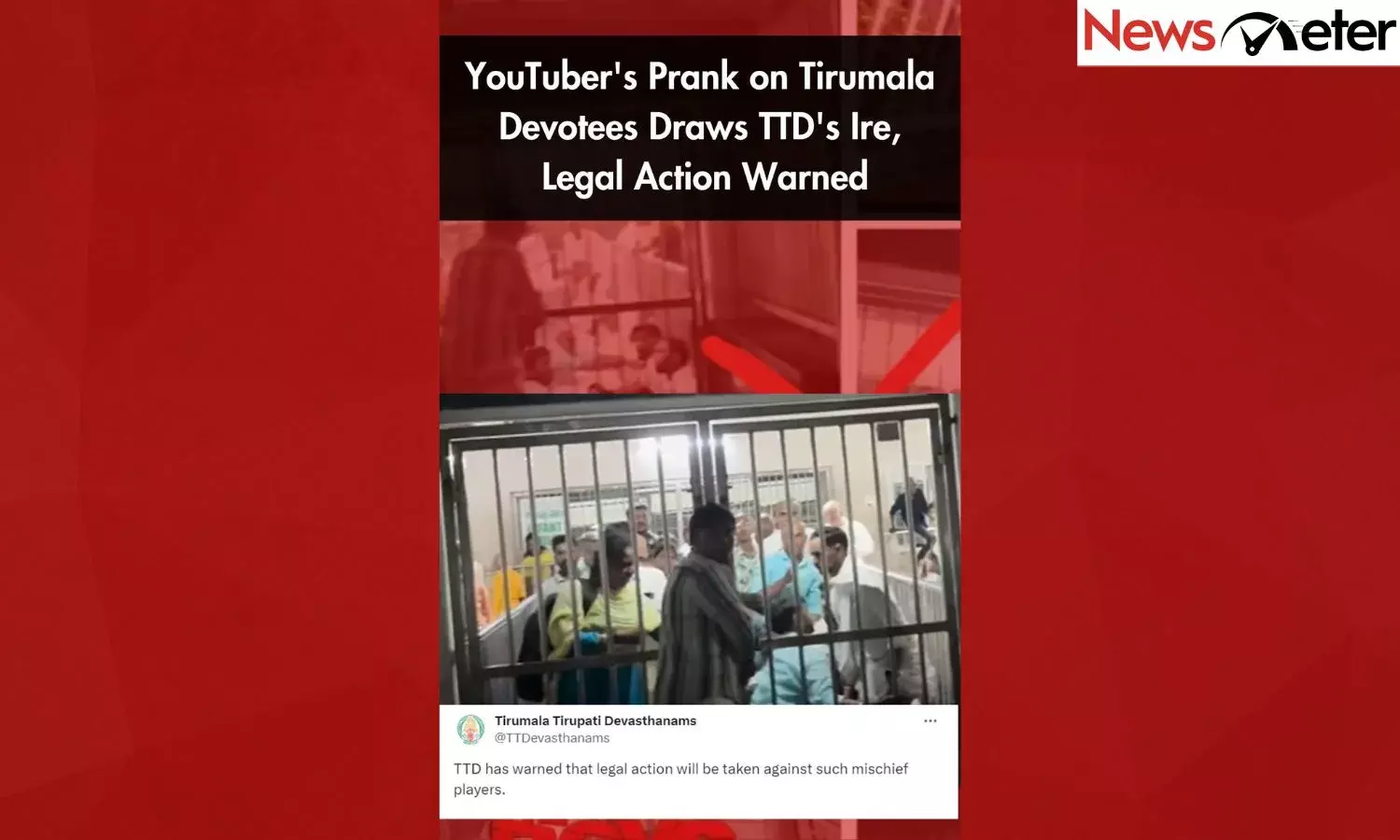 YouTubers Prank on Tirumala Devotees Draws TTDs Ire, Legal Action Warned