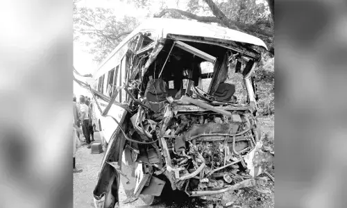 3 killed, 14 injured as bus with pilgrims on board hits truck in Odisha