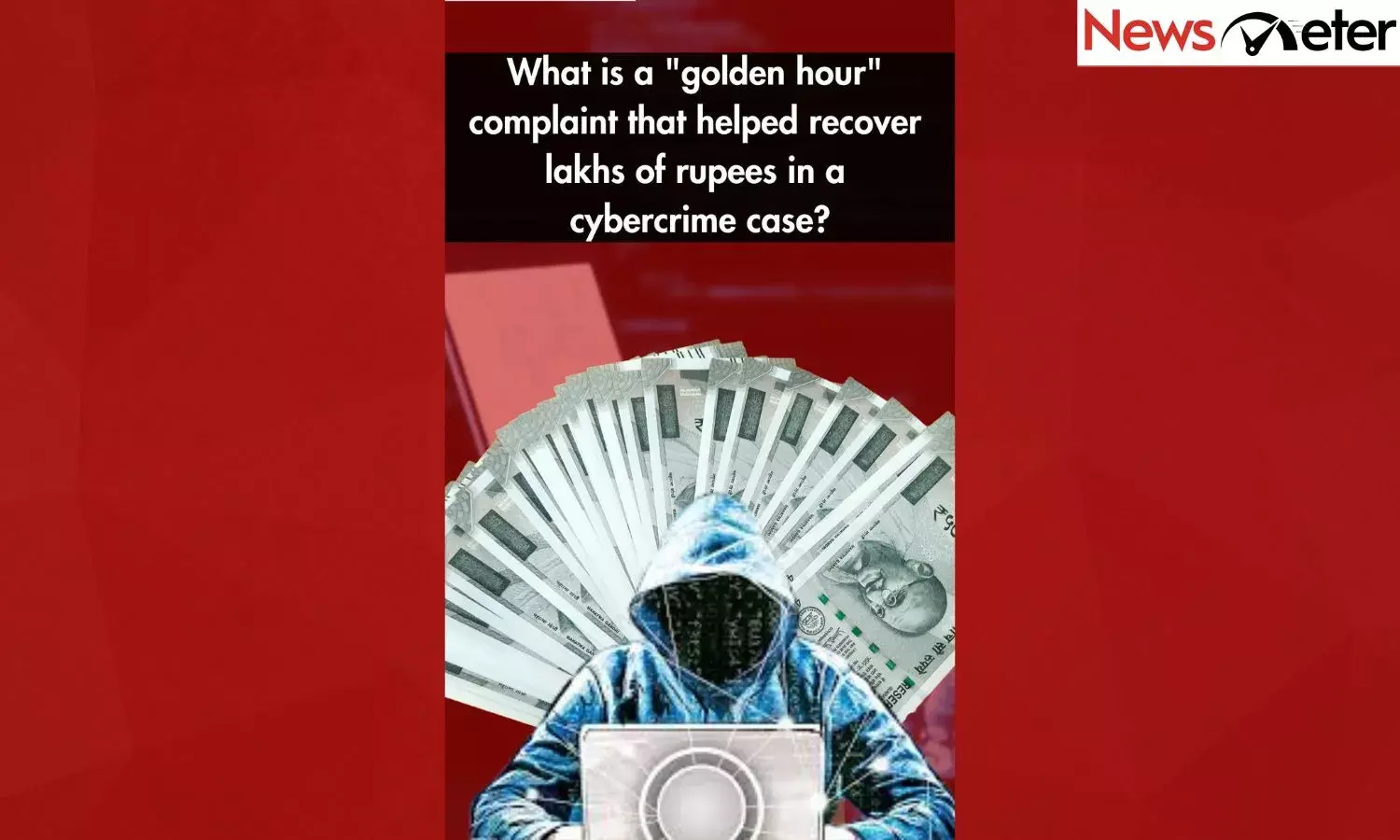 What is a golden hour complaint that helped recover lakhs of rupees in a cybercrime case?