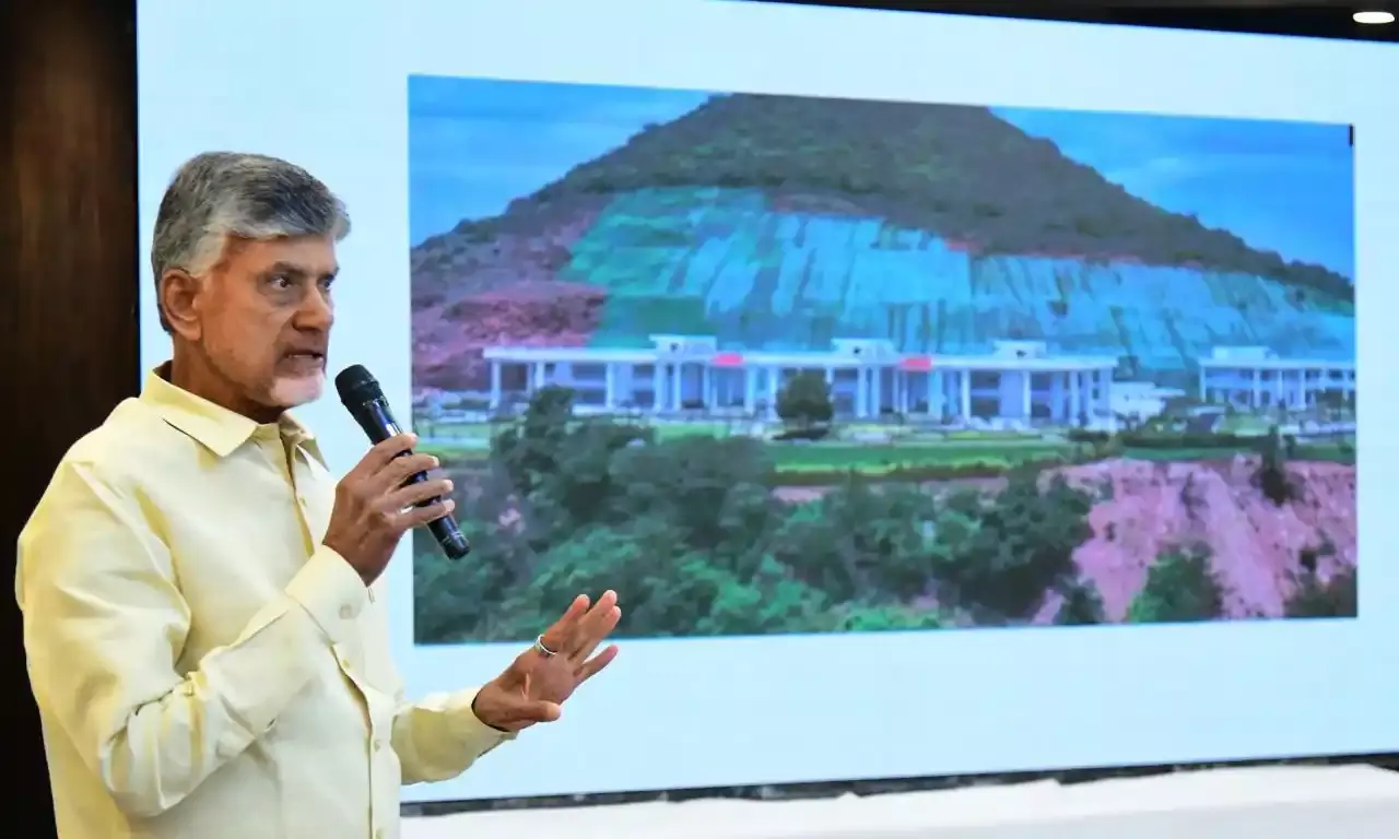 Chandrababu releases whitepaper on natural resources; says land worth Rs 35,000 Cr illegally occupied