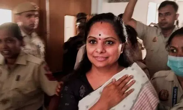 Jailed BRS leader K Kavitha taken to DDU Hospital