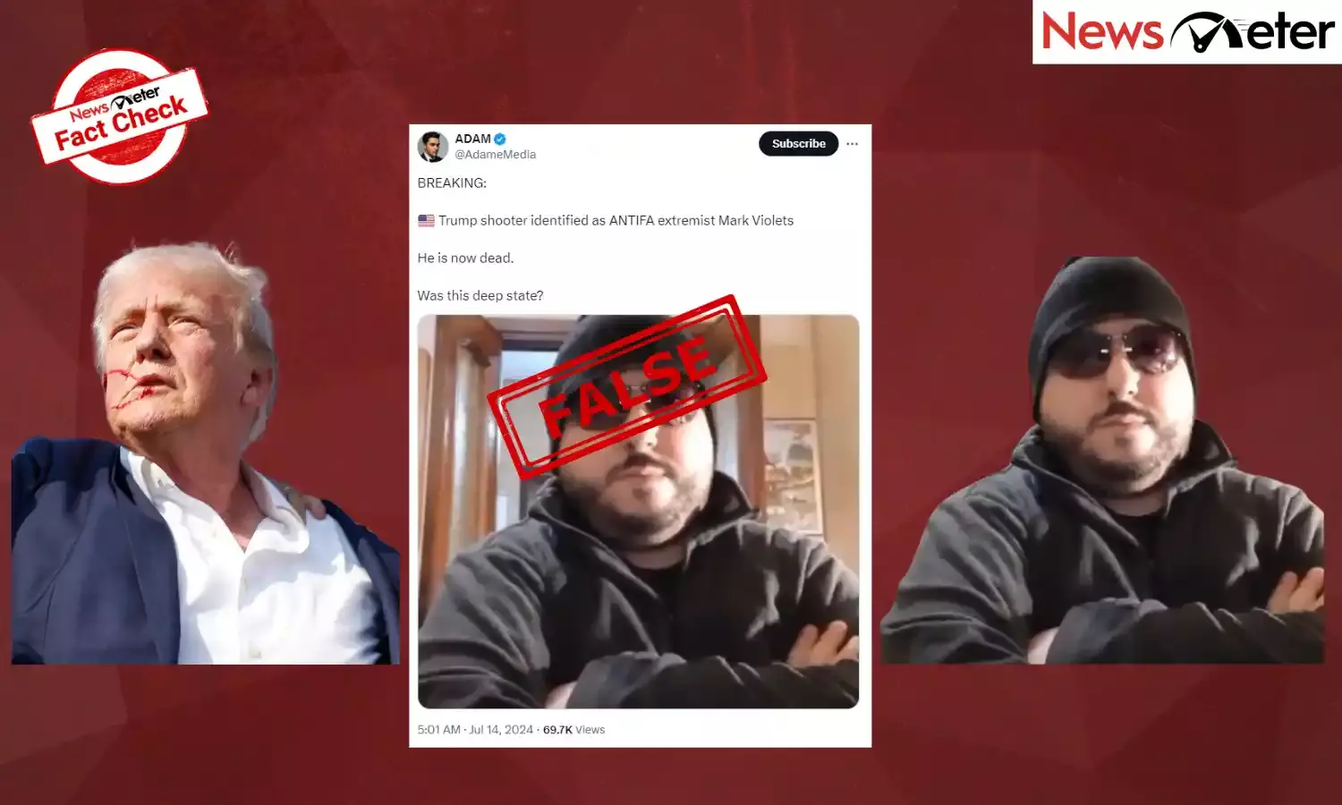 Fact Check: Trump shooter misidentified as ‘ANTIFA Extremist’ Mark Violets