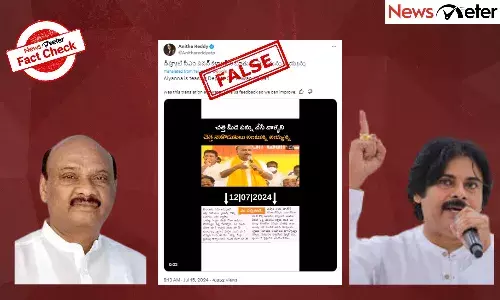 Fact Check: Old video falsely shared as AP speaker criticising Dy CM Pawan Kalyan