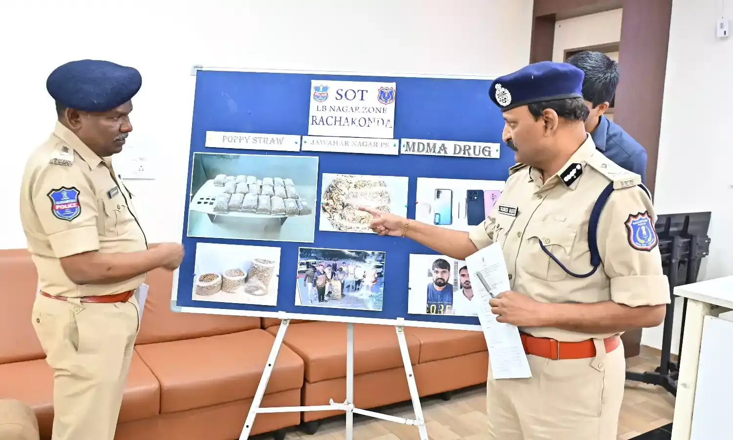 Rachakonda Police: Two interstate smugglers held; drugs worth Rs 45 lakhs seized