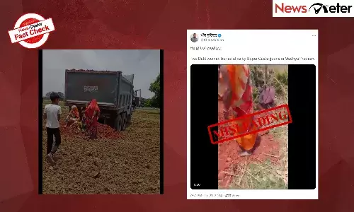 Fact Check: Video of women buried alive in Madhya Pradesh is not caste atrocity